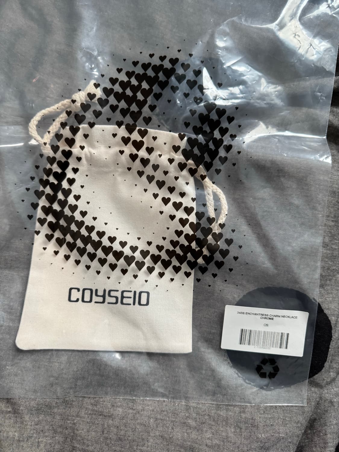 코이세이오 ENCHANTRESS CHARM NECKLACE 크롬 상품이미지4