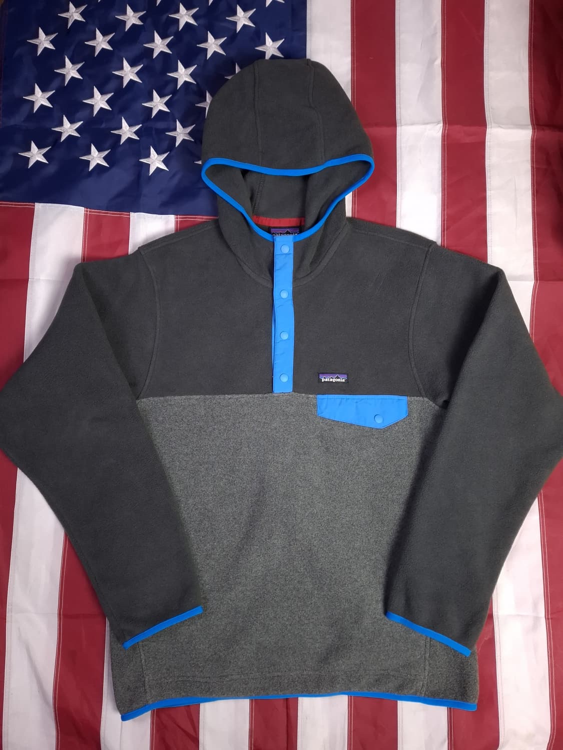 새제품급 오리지날 파타고니아 신칠라 스냅 플리스 후드 상품이미지1