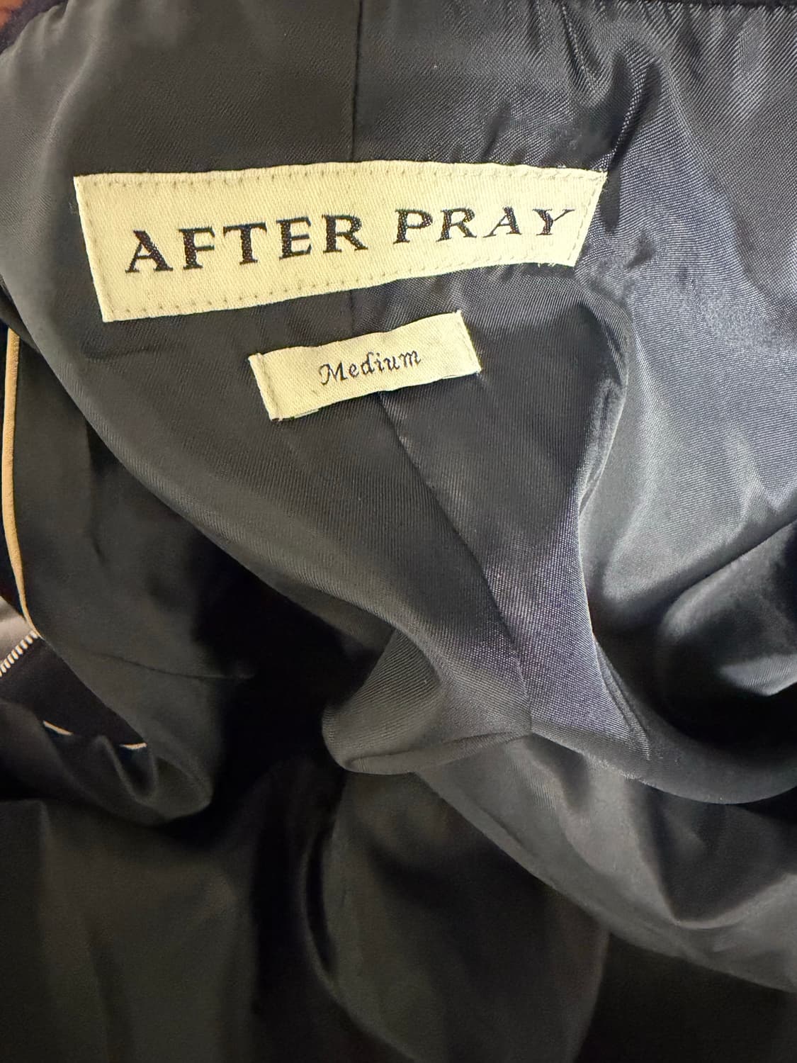 새상품) 애프터프레이 리가즈 해링턴 블루종 네이비 M 상품이미지5