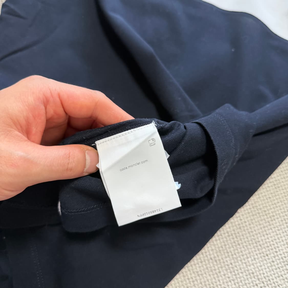 몽클레어 감마블루 삼색 폴로 반팔티 상품이미지8