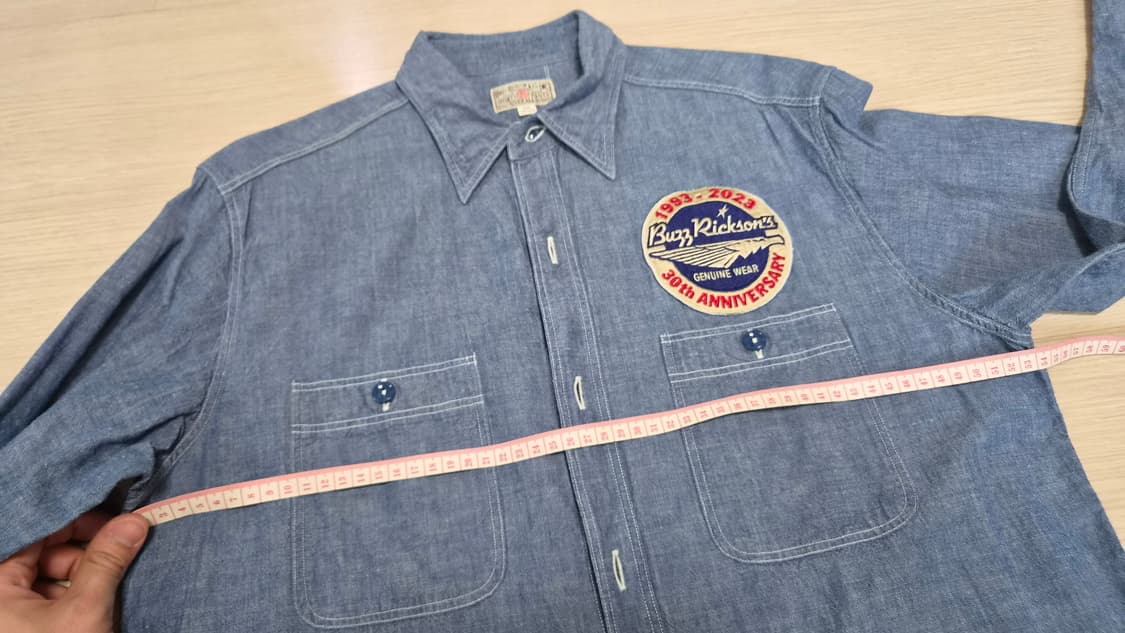 버즈릭슨 30주년 샴브레이 셔츠 상품이미지7