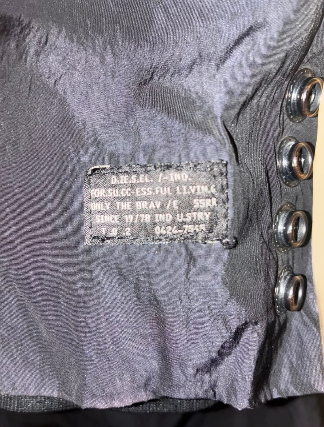 디젤 인더스트리 봄버 나일론 자켓 상품이미지6