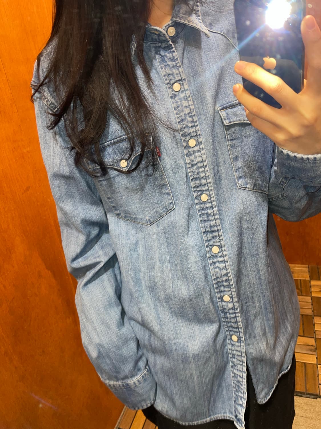 (XL) Levi's 리바이스 코튼 데님 셔츠 상품이미지2