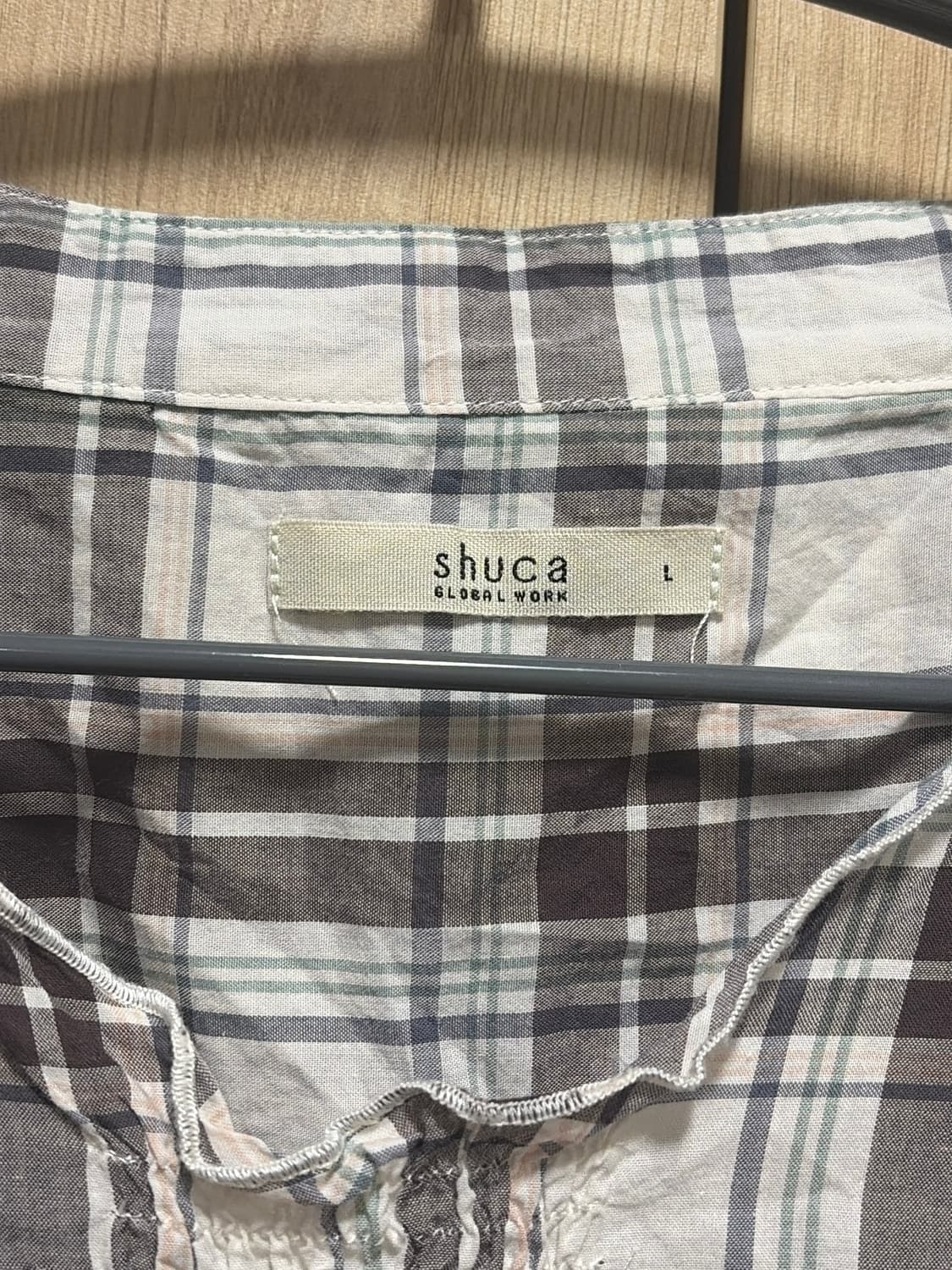 모리걸 체크블라우스 하구미 스즈코 상품이미지3