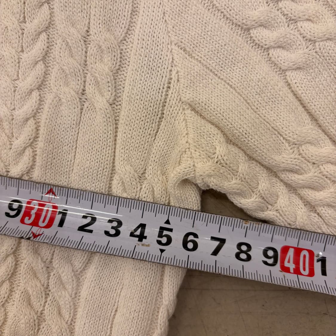 키르시 스몰로고 케이블 반팔니트 상품이미지5