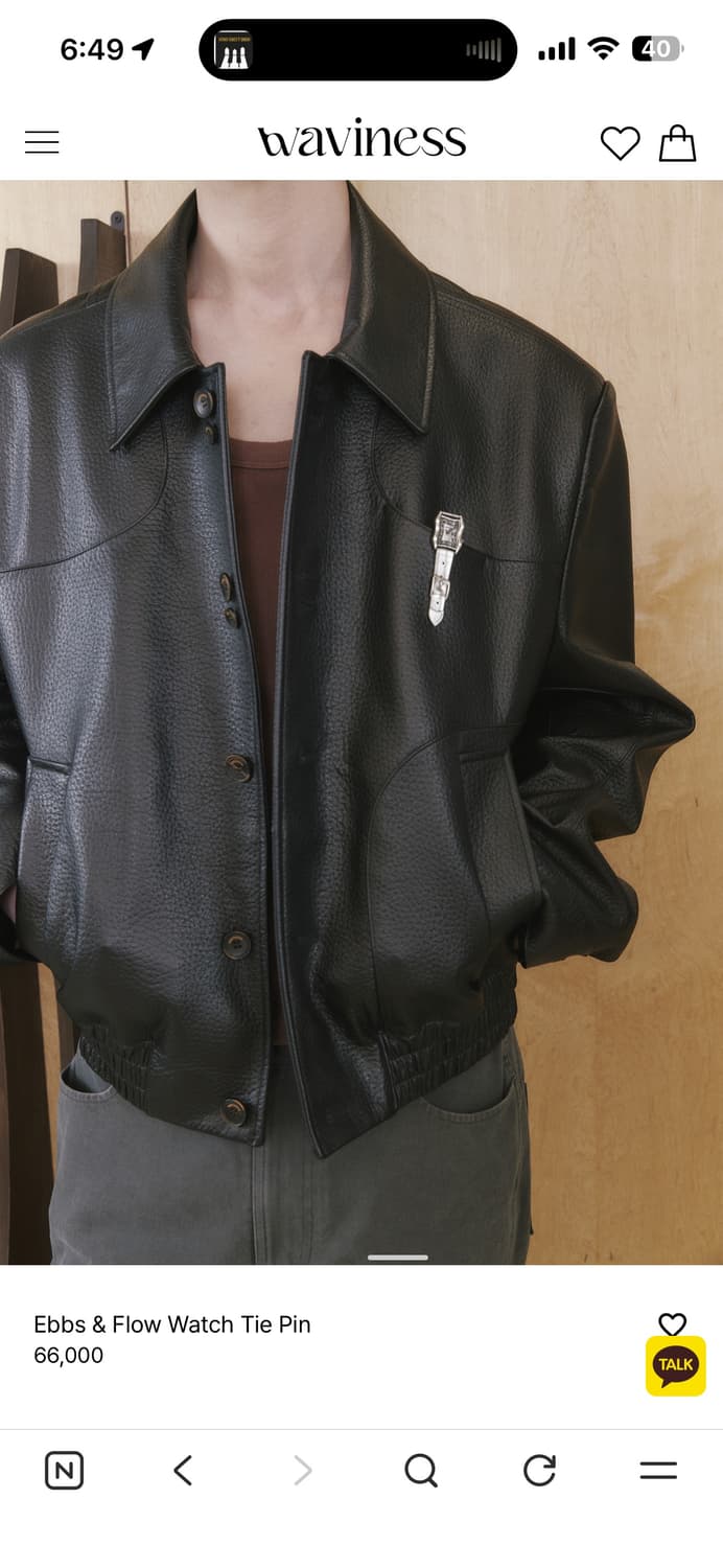 웨이비니스 시계 브로치 (타이핀) 상품이미지2