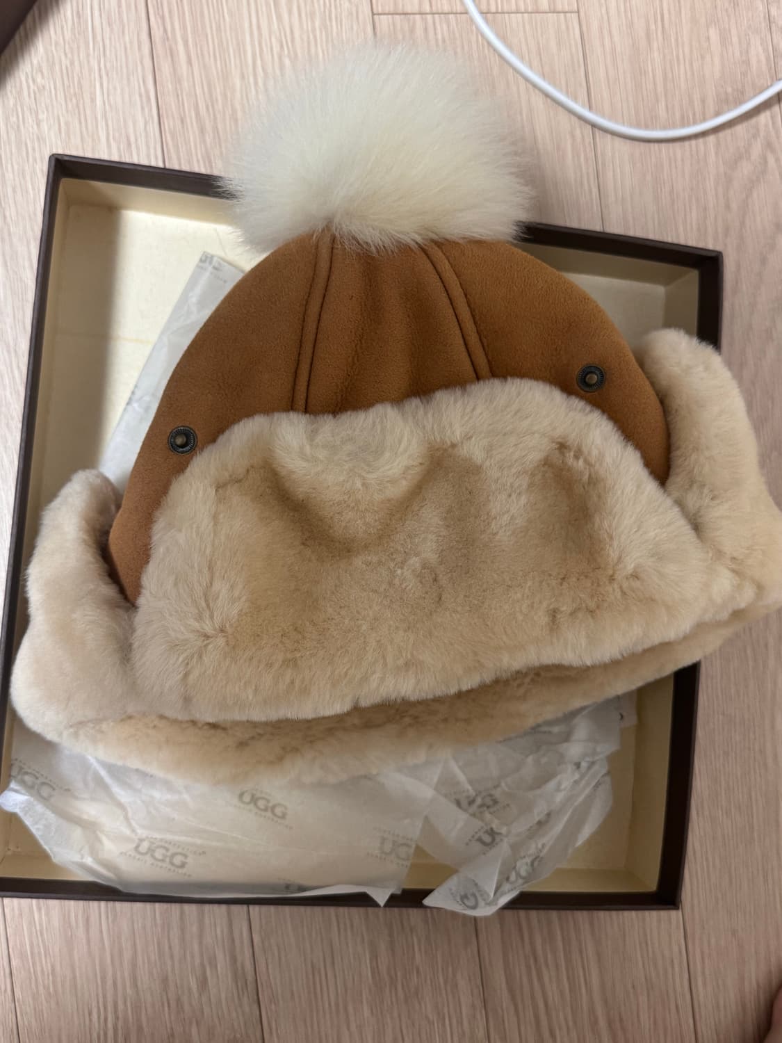 Ugg 어그 양가죽 양털모자 상품이미지1