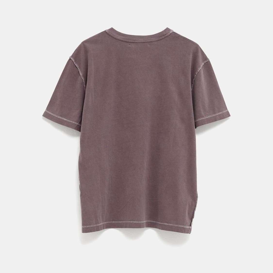 [M,L,XL]기마구아스 GIMA 로고 티셔츠/브라운 상품이미지4