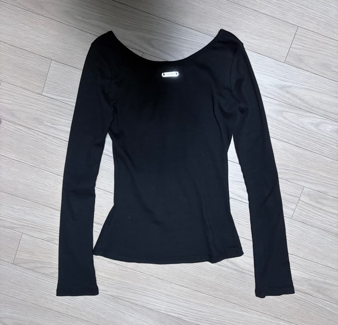 나체 FLOW SLIM FIT LONG SLEEVE BLACK 0  상품이미지3