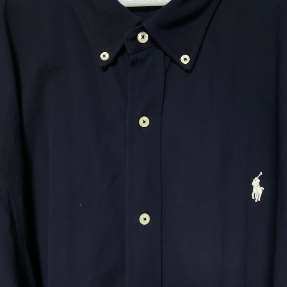폴로 랄프로렌 페더웨이트 메쉬 셔츠 네이비 4XL 상품이미지2