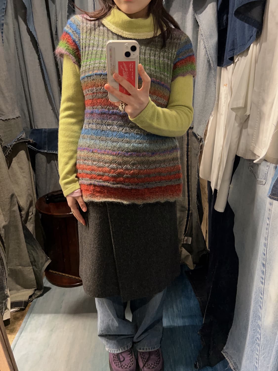 44-55 ) Japanese Mohair Sleeveless 상품이미지2