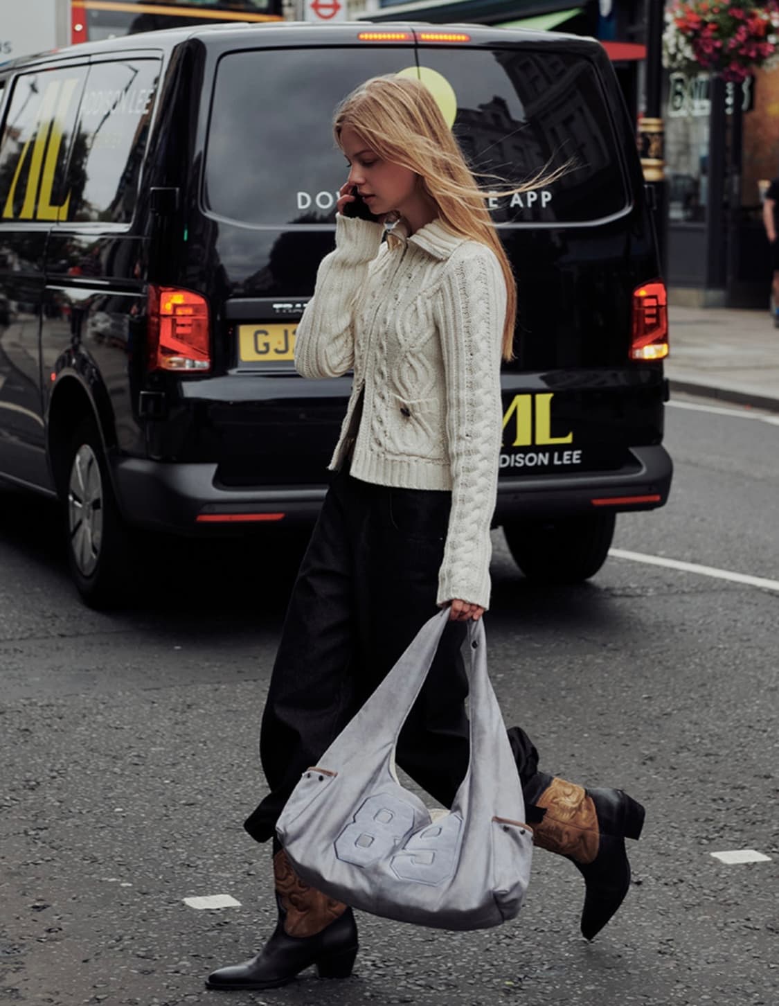 라티젠 케이블 니트집업 상품이미지1