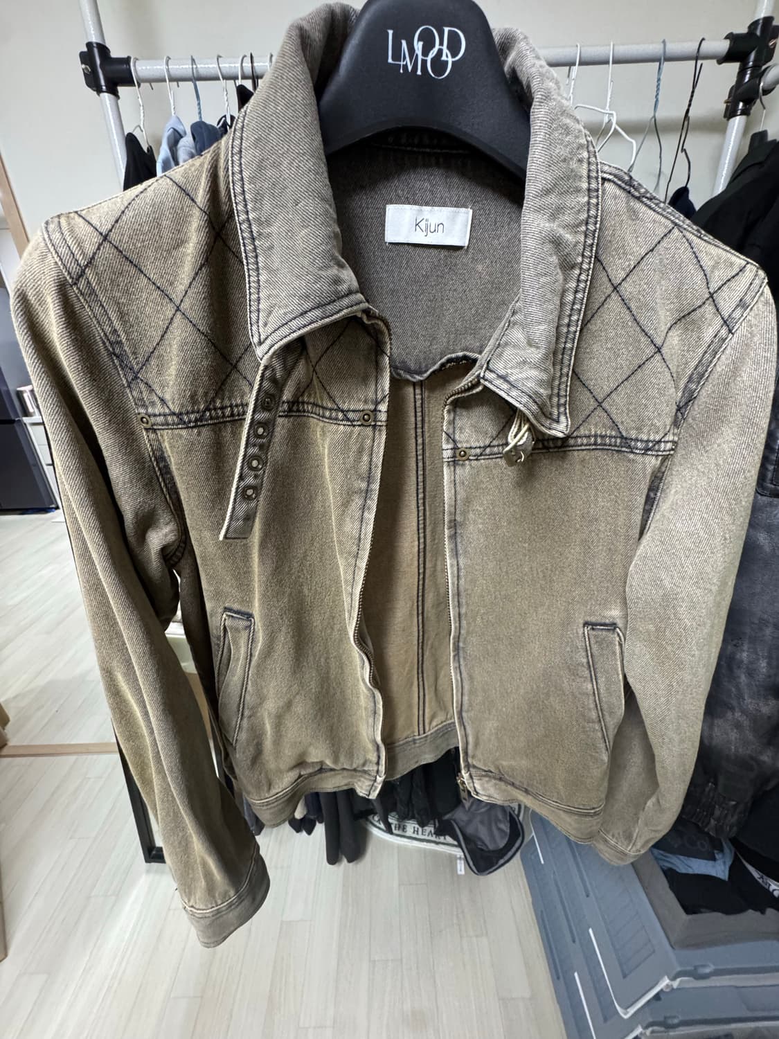 Stitched Denim Jacket 상품이미지1