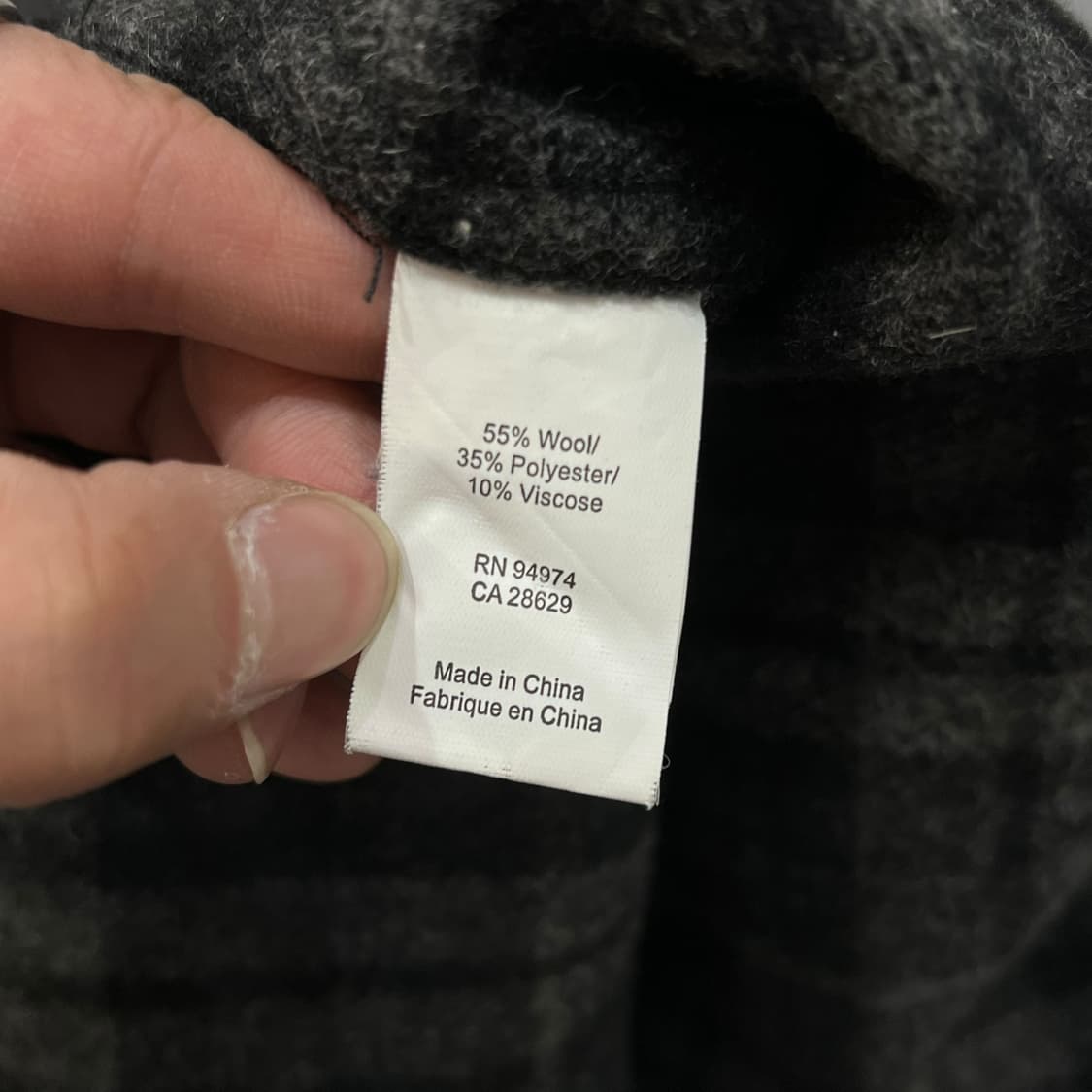  스투시 울 혼방 체크 셔츠 y13984 상품이미지8