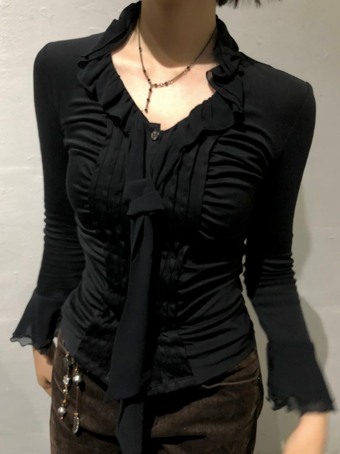 Tie Blouse 상품이미지3