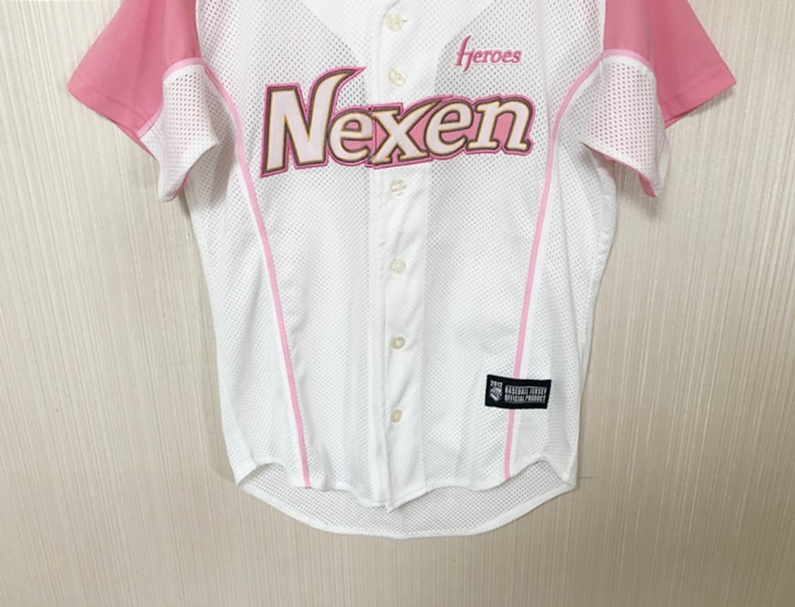 KBO ATC 넥센(키움)히어로즈 핑크유니폼 85 #16 강정호(싸인) 상품이미지3