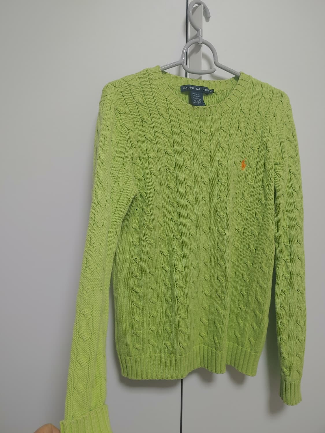 랄프로렌 폴로 꽈베기 면니트 -M사이즈 상품이미지4