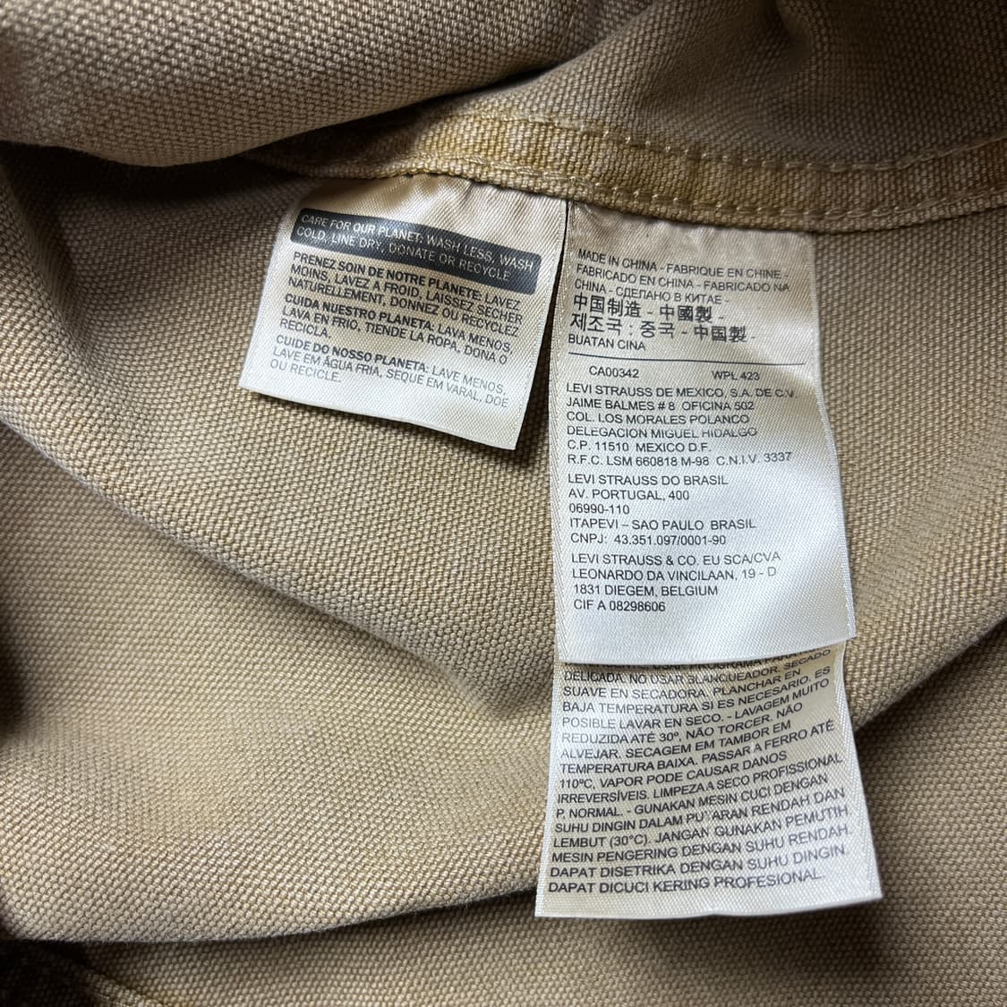 Levi's Cotton Canvas Chore Coat  상품이미지5