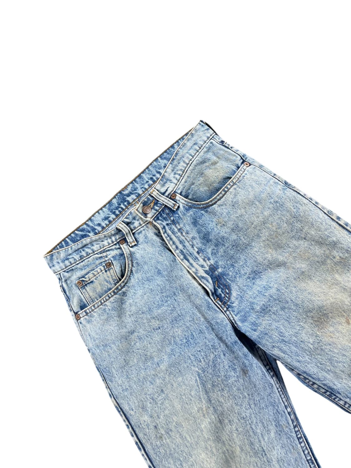 Levi's 스톤워시드 연청 데님팬츠  상품이미지2