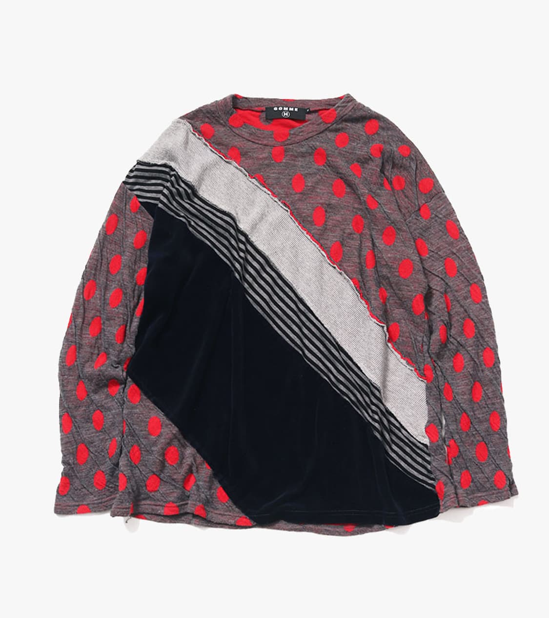 GOMME - BIAS CUT PANELED TEE 상품이미지1