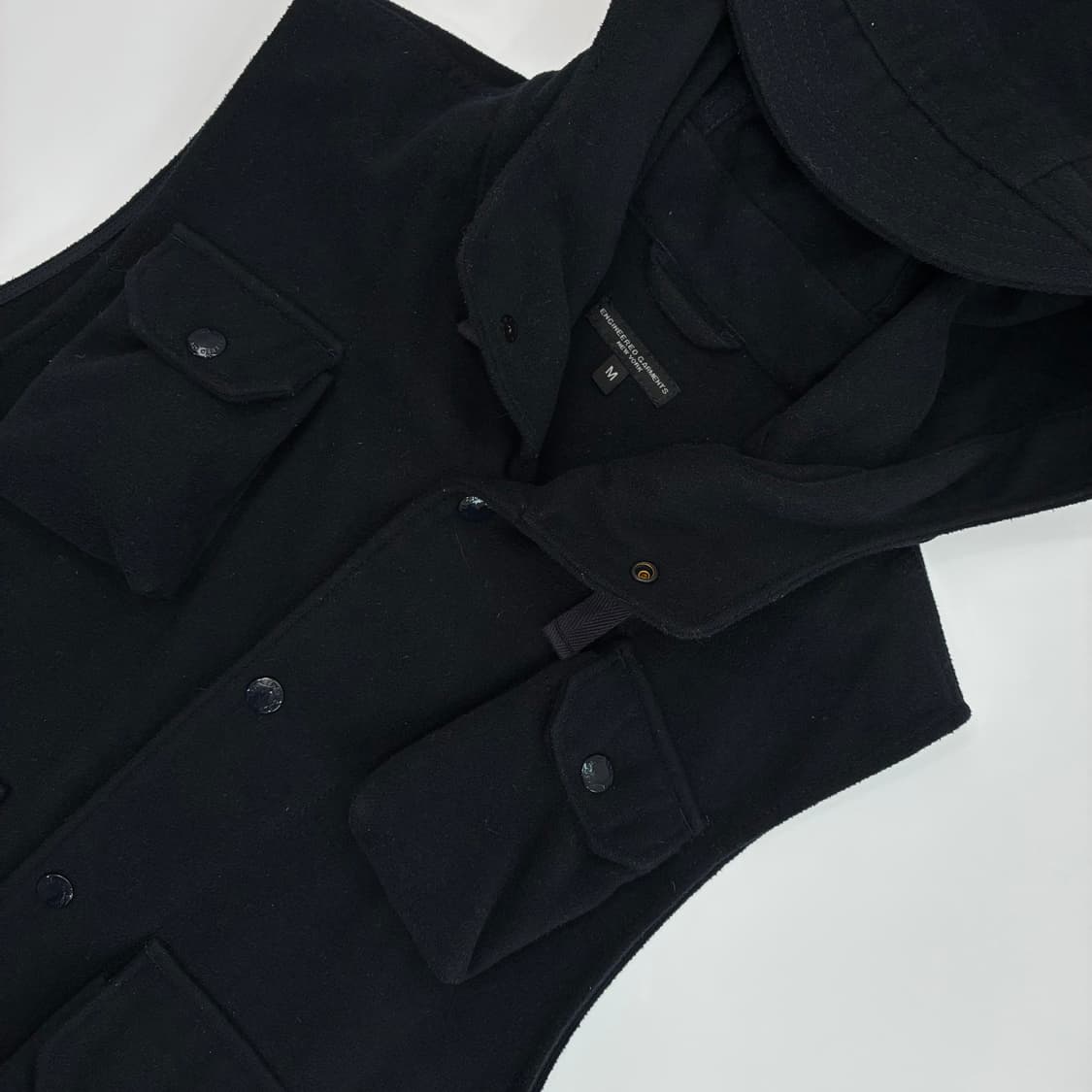 Engineered Garments엔지니어드 가먼츠 필드 울 후드 베스트 상품이미지3