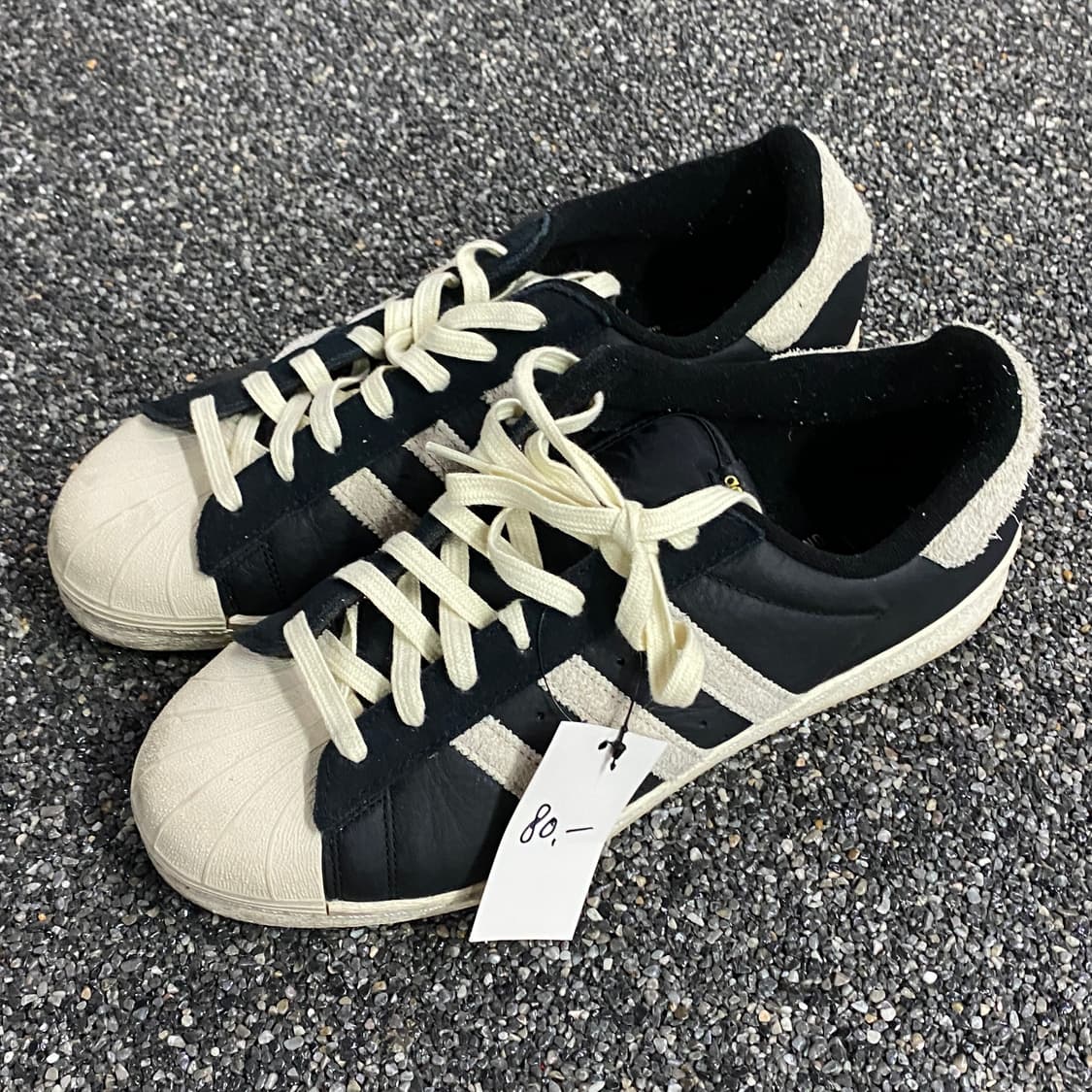 아디다스 슈퍼스타 82 블랙 화이트 b3400 상품이미지2