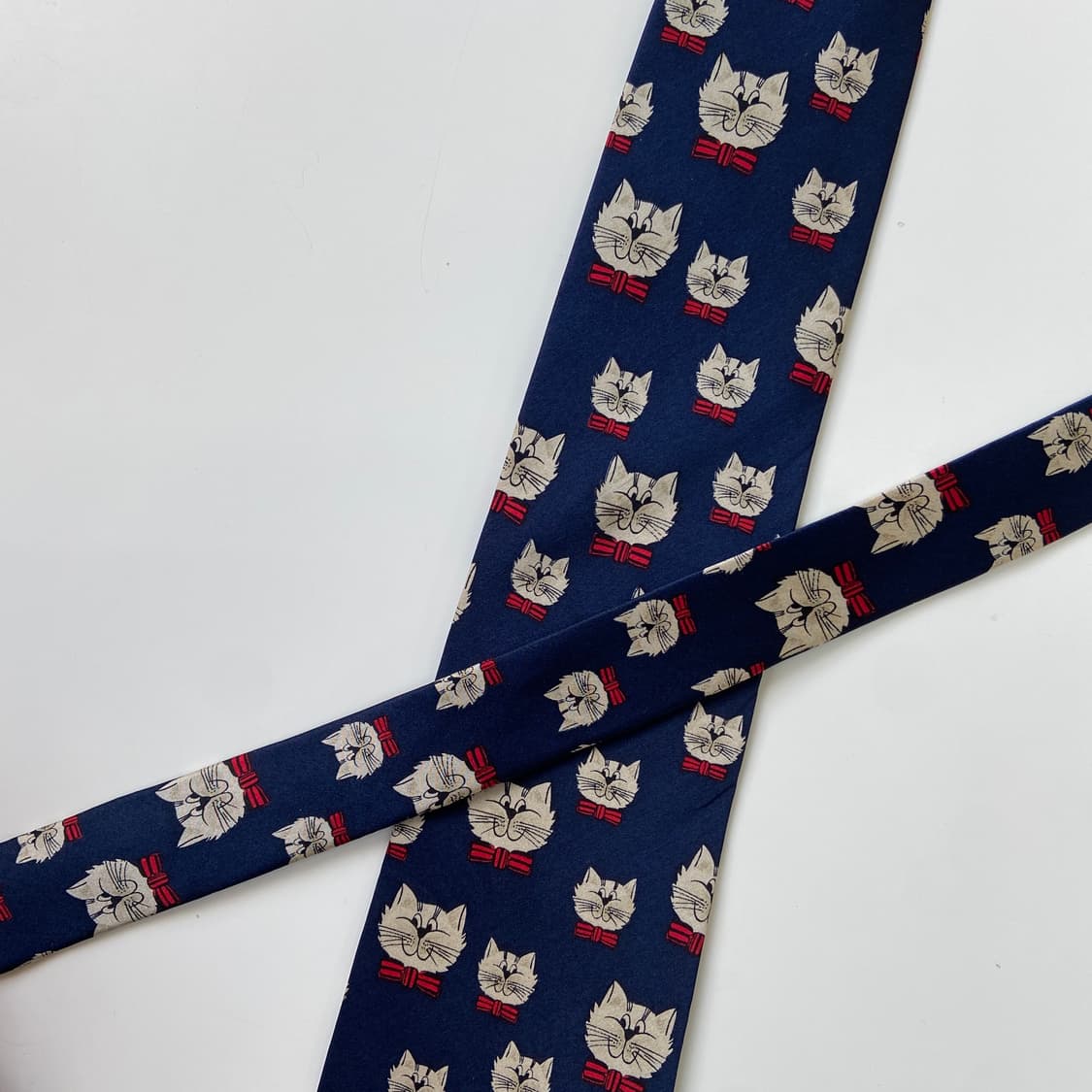 고양이 캐릭터 실크넥타이 상품이미지4