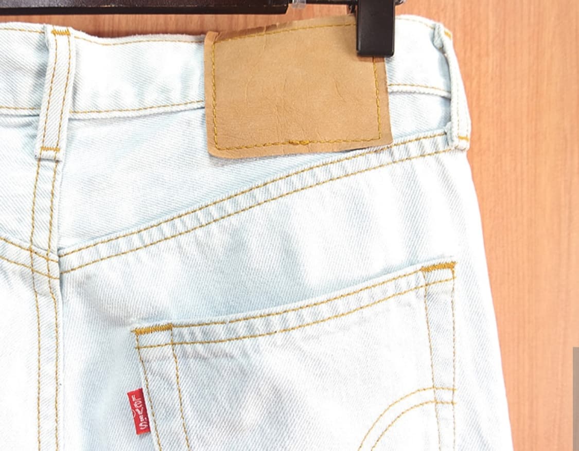 90's 리바이스 508 연청 워싱 데님 팬츠 상품이미지7