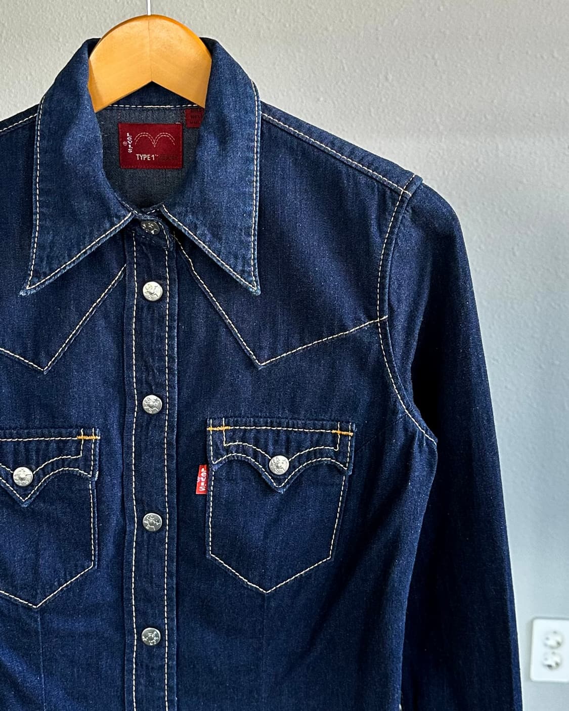 [S]리바이스 Levi's 타입원 웨스턴 데님 셔츠 상품이미지3