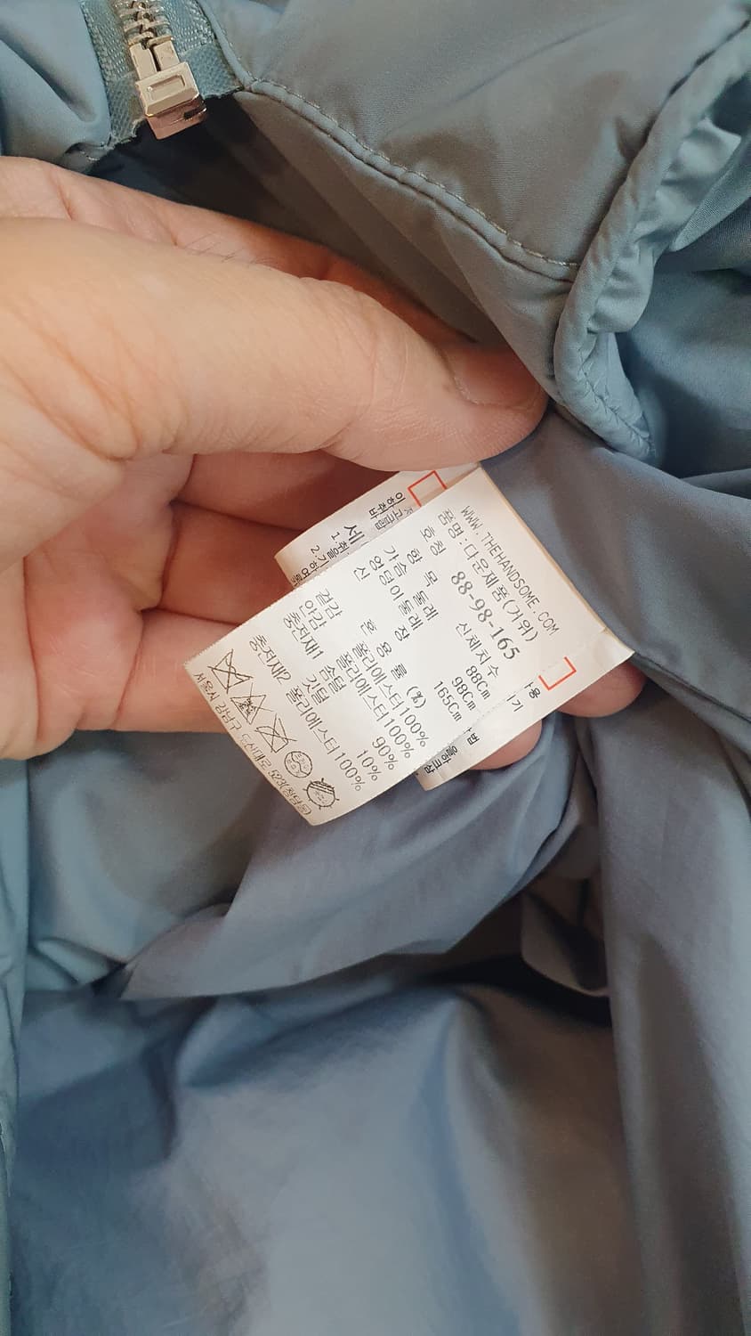 한섬 시스템 스트링 거위털패딩 호칭88-98-165
 상품이미지8