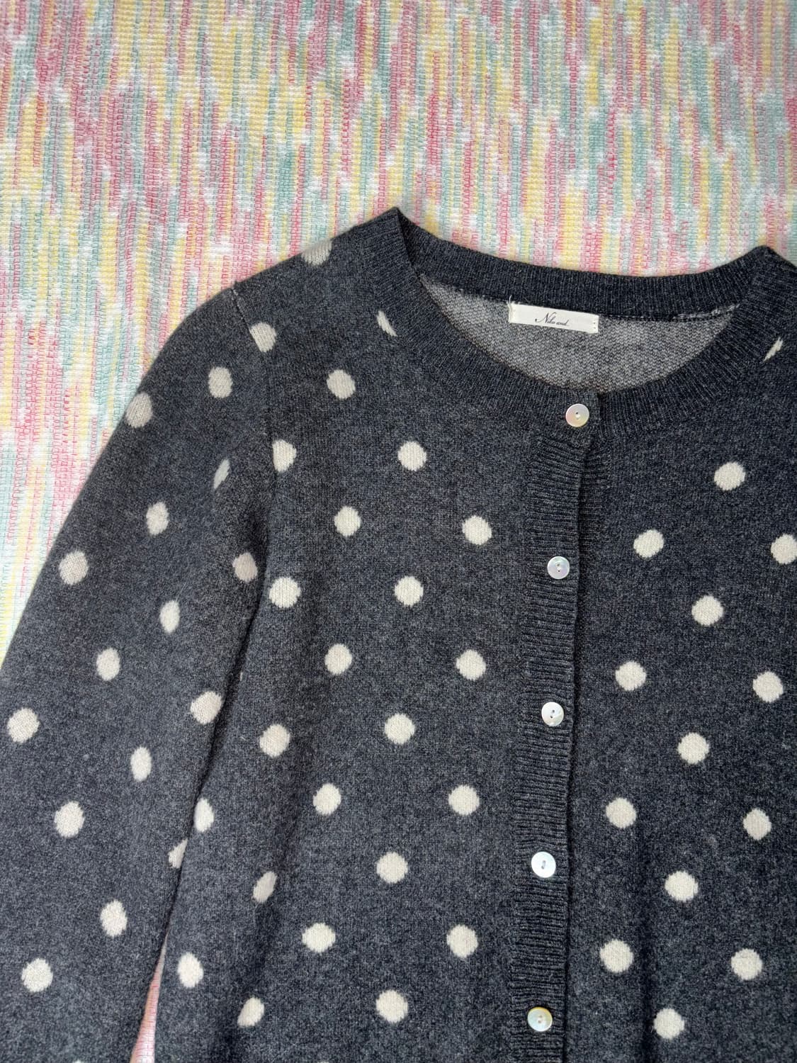 니코앤드 울 도트 가디건 상품이미지6