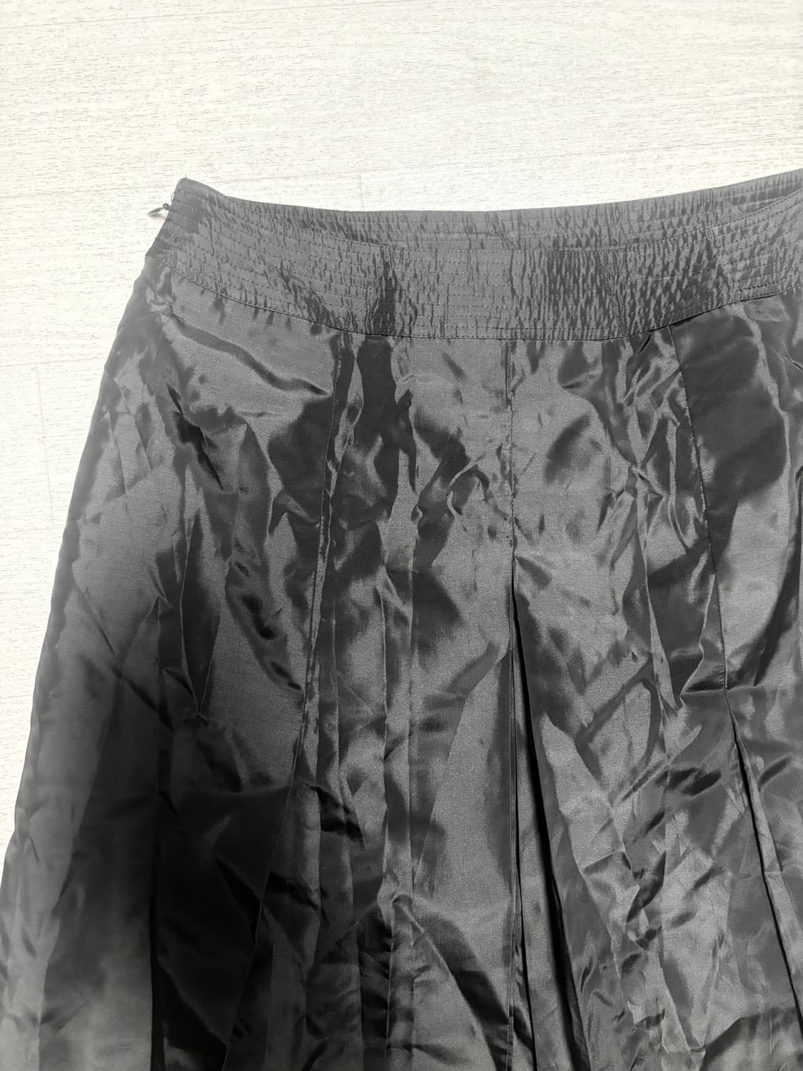 일본 빈티지 세틴 롱스커트 상품이미지2