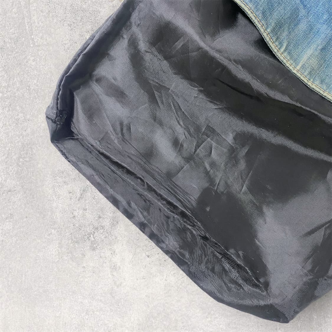 올드 빈폴 데님 레더 크로스백(B295) 상품이미지5