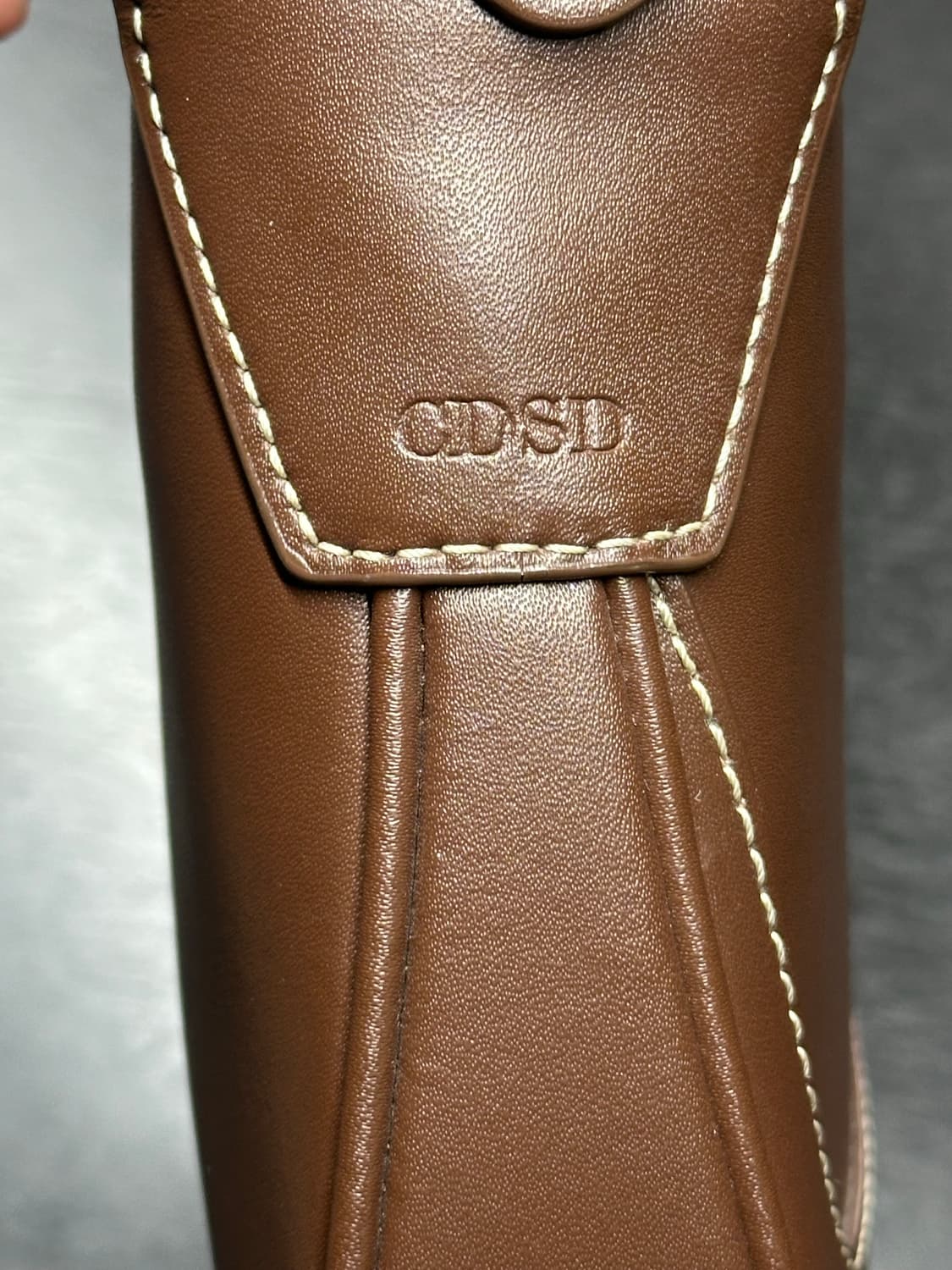 CDSD 소가죽 가방 빈티지 고양이 브로치 상품이미지6