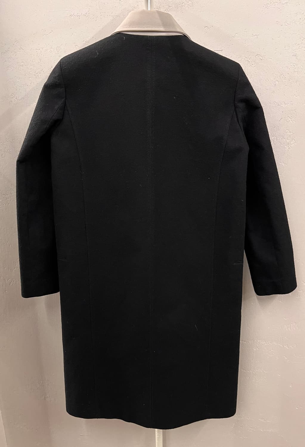 헬무트랭 Helmut Lang 카라 배색 코트 P 상품이미지5