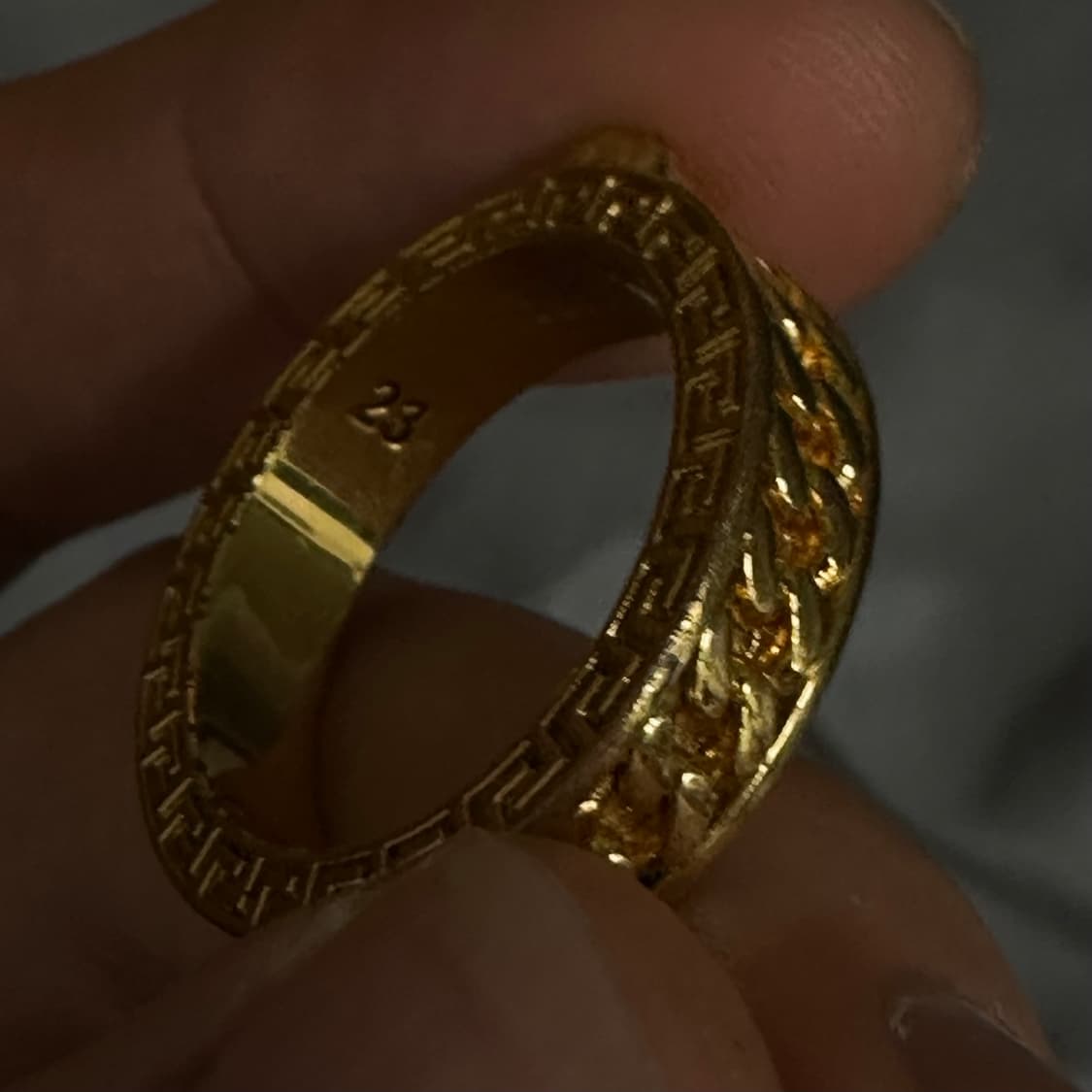 베르사체 메두사 체인링 23호 상품이미지3