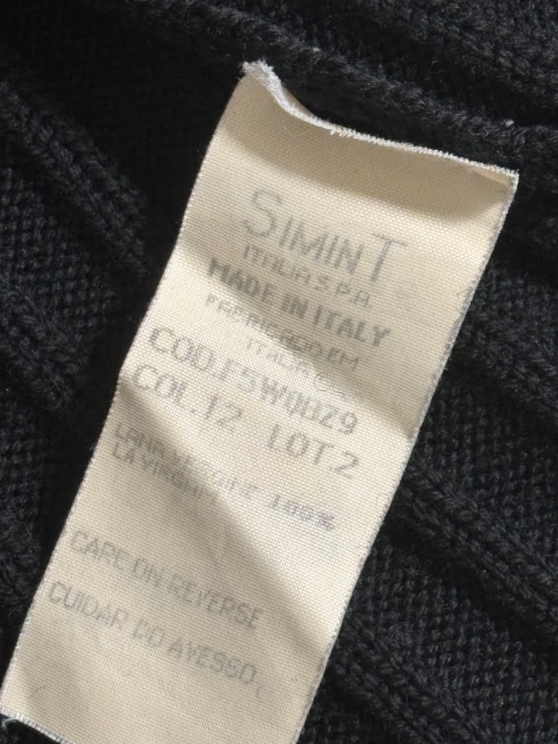 (W) [42] 올드 아르마니 진스 니트 집업 상품이미지4