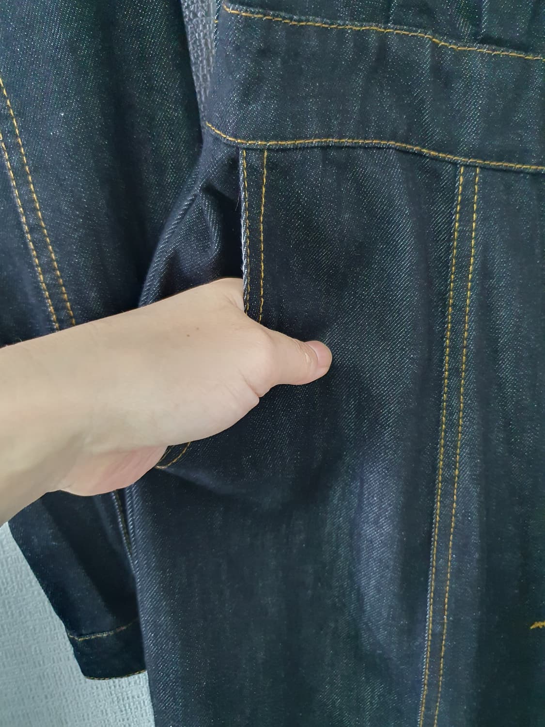 흑청 데님 원피스 상품이미지5