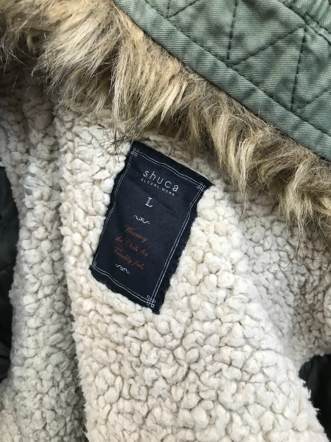 Shuca 카키 헤비 야상 상품이미지9