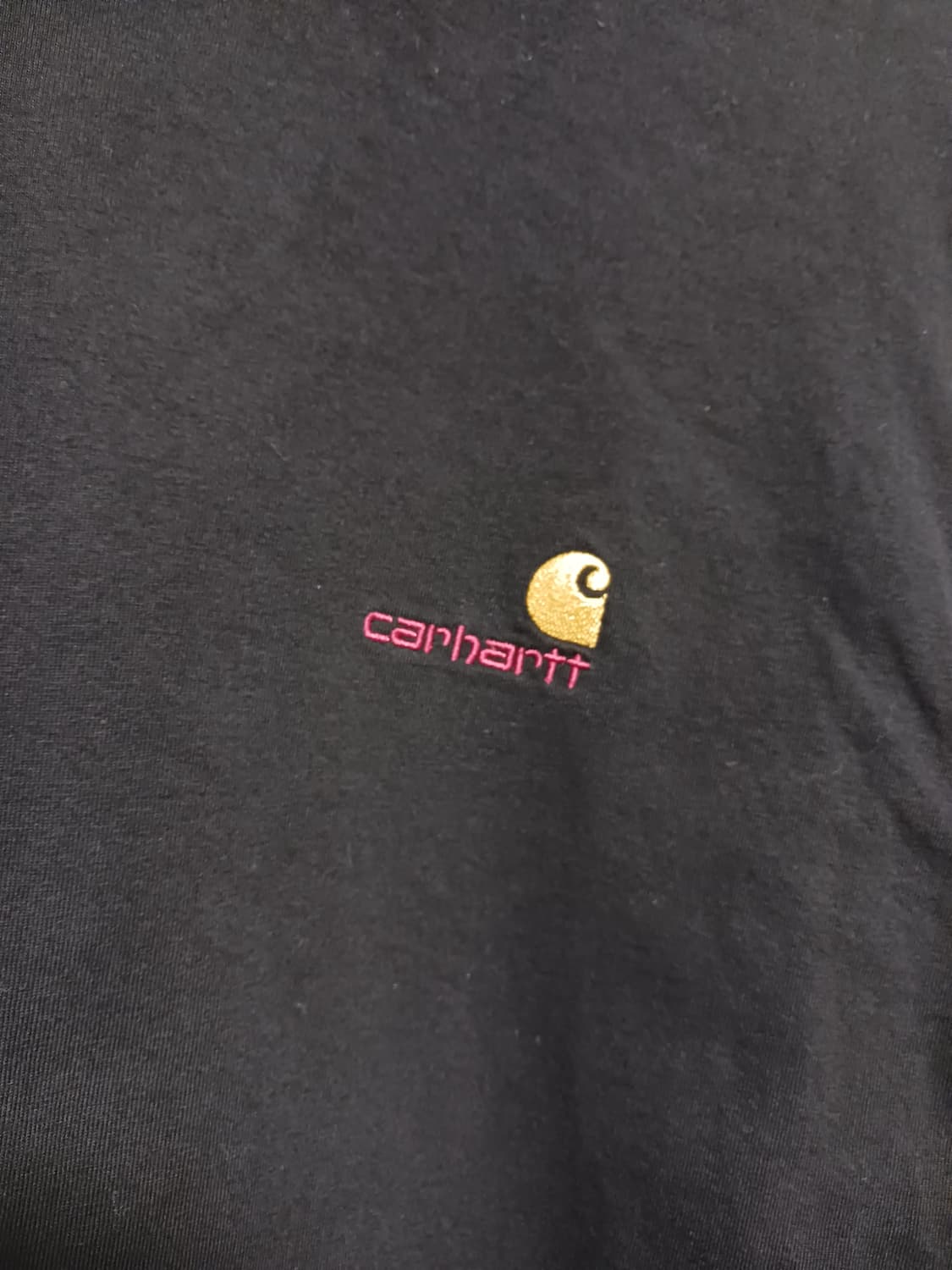 칼하트 로고 블랙 티셔츠 상품이미지4
