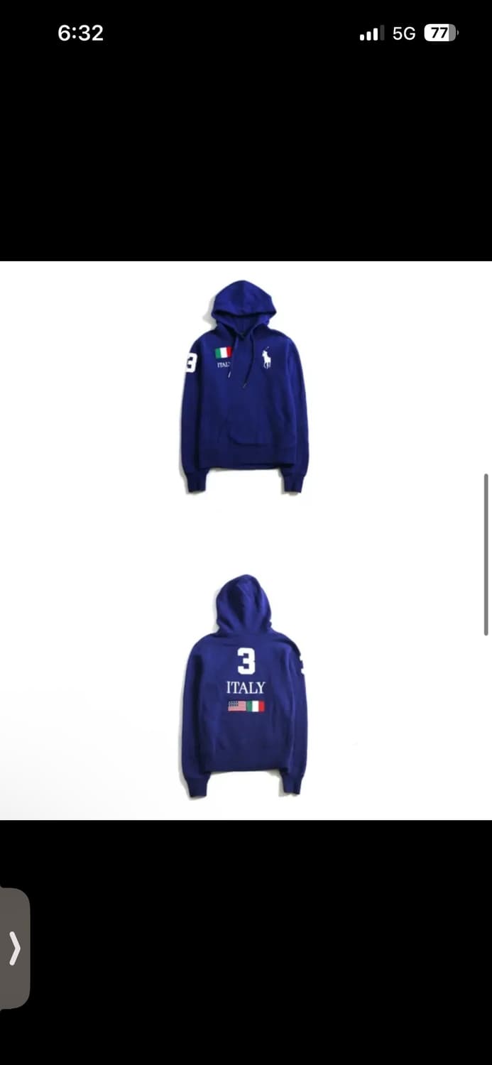 폴로 빅포니 이탈리아 후드티 M 상품이미지1