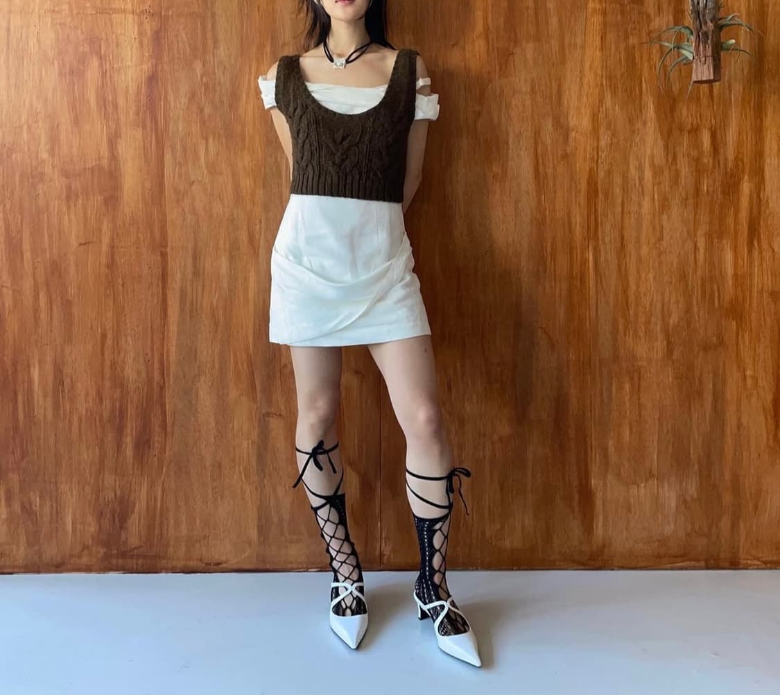 자크뮈스 원피스 JACQUEMUS LA ROBE FOGLIO MINI D 상품이미지5