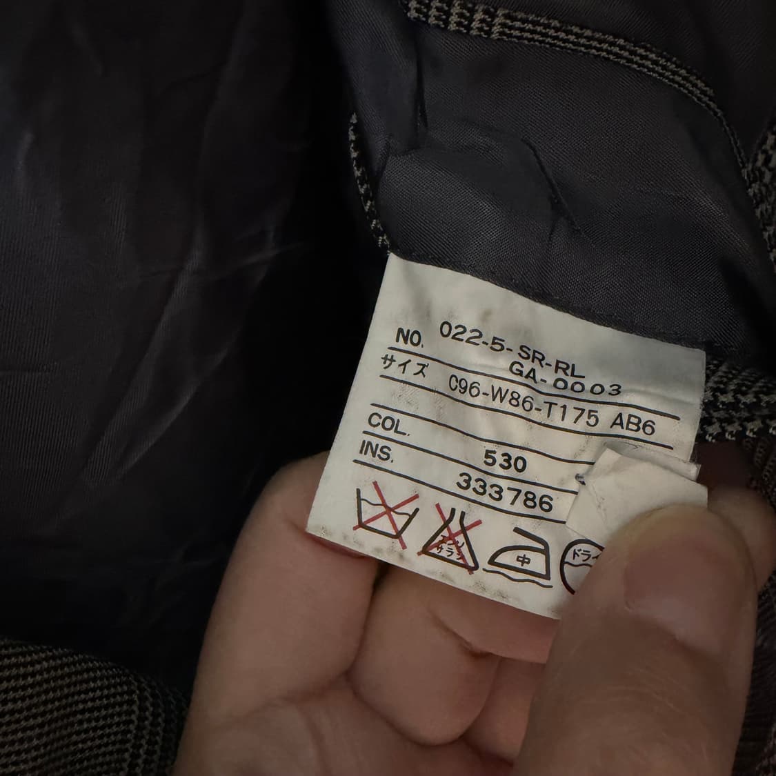 Polo 하운드투스 체크 패턴 블레이저(Free) 상품이미지6