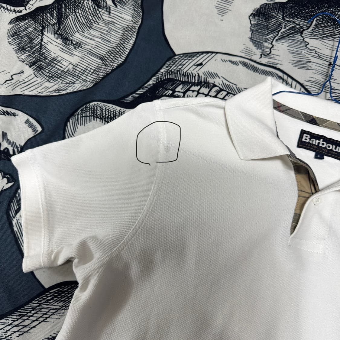 바버 PK 반팔티 L사이즈  상품이미지3