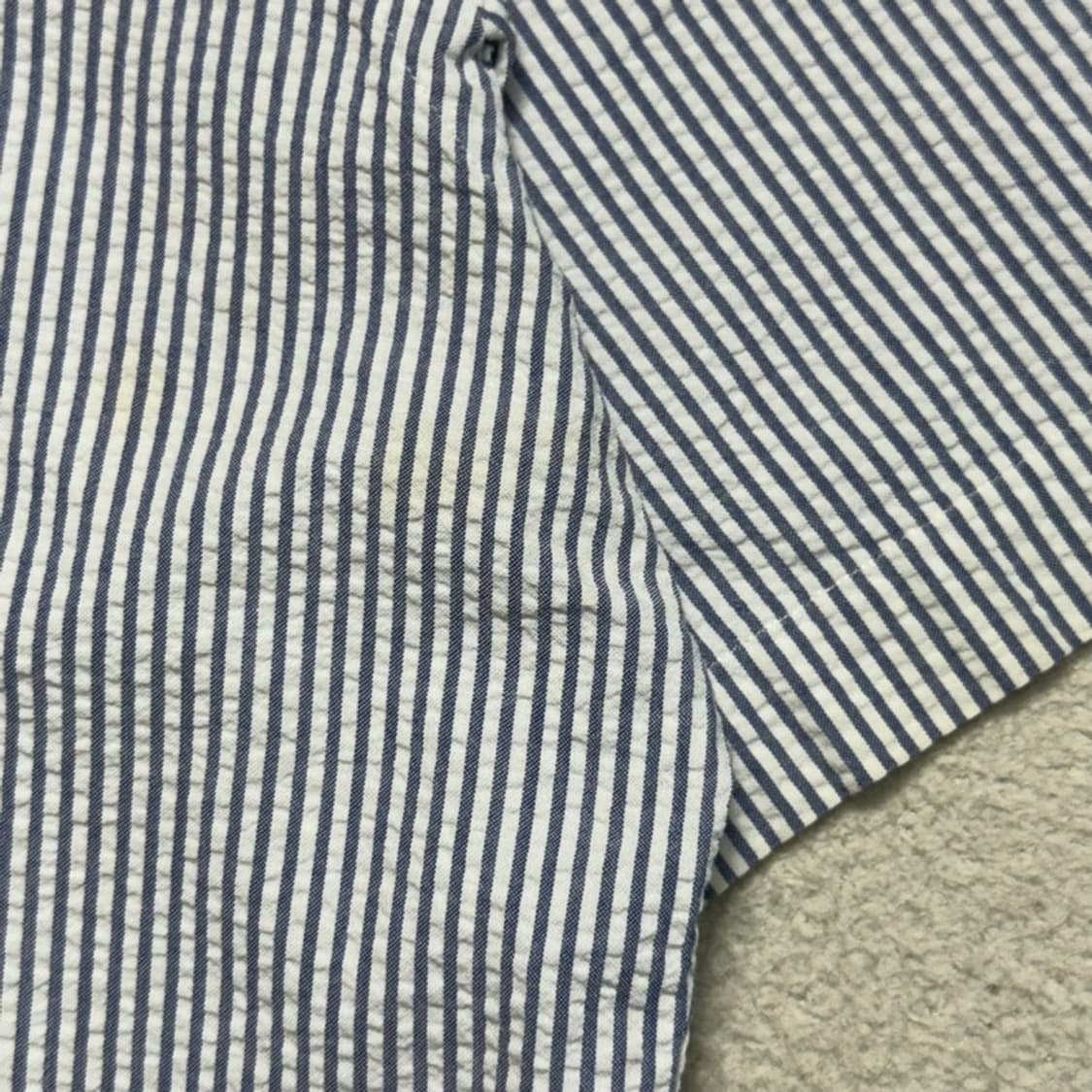 RALPH LAUREN 시어서커 스트라이프 PK 셔츠 L 상품이미지5
