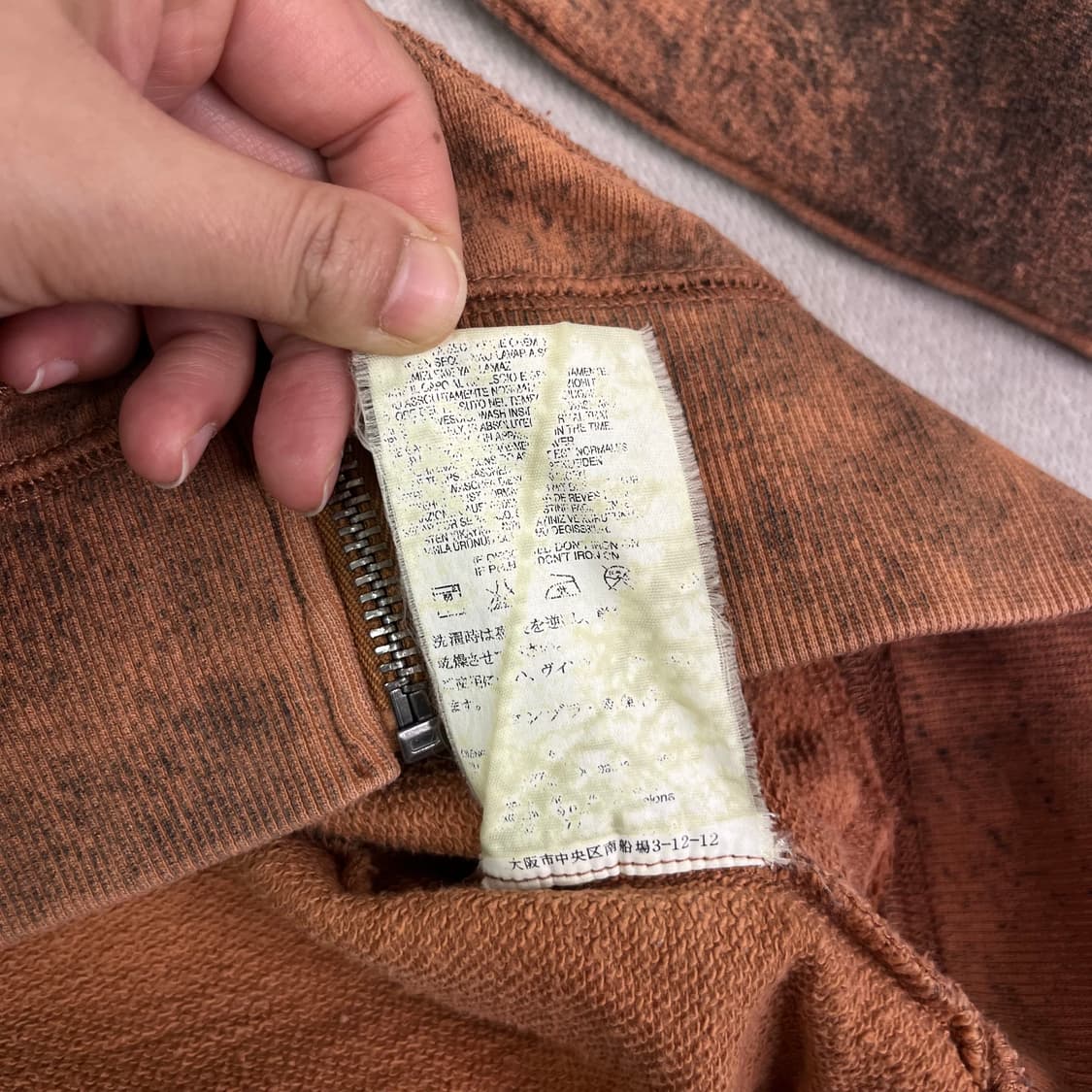 100 디젤 그래픽 워싱 후드집업 상품이미지5