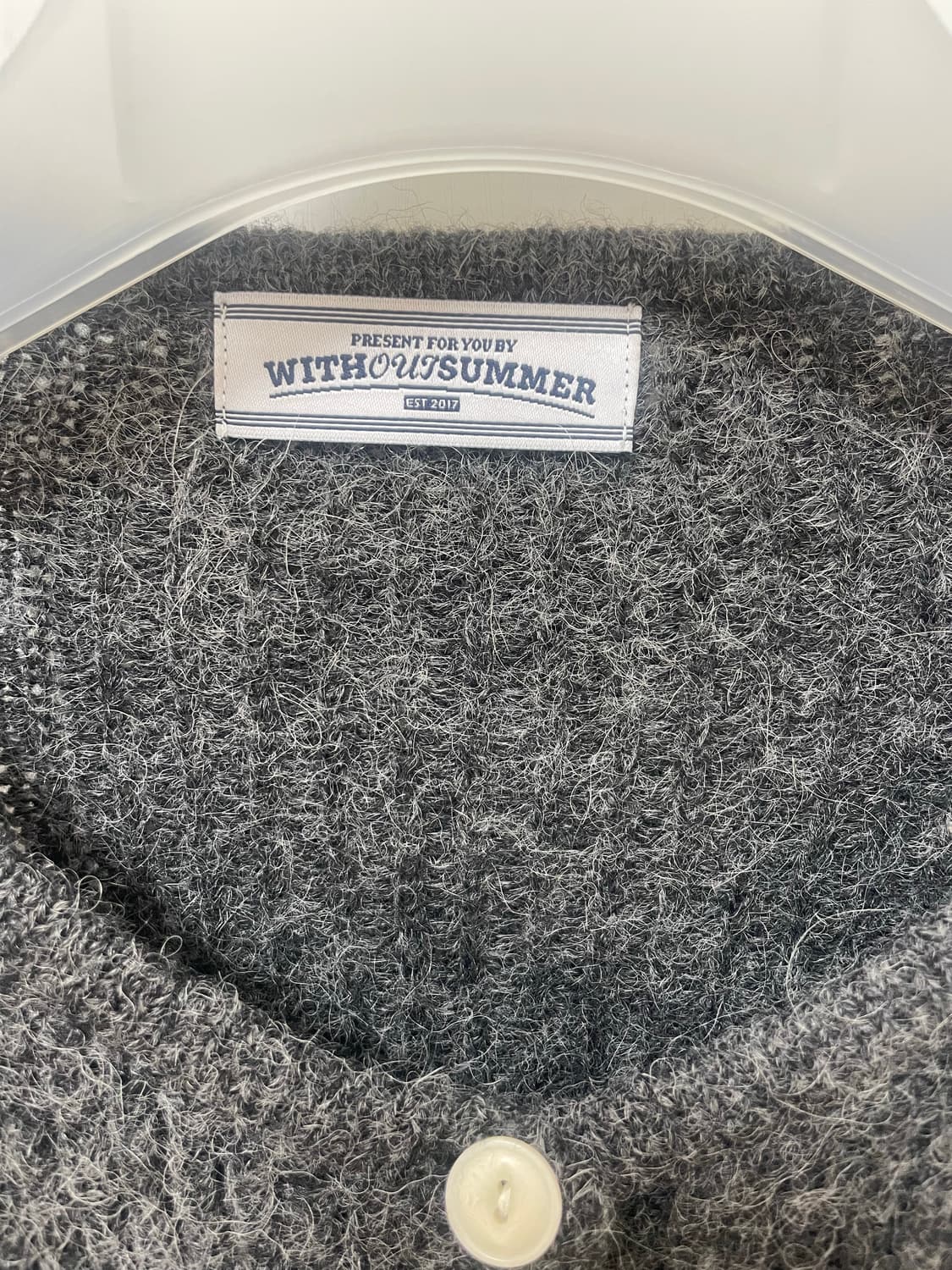 위드아웃썸머 플루피가디건 상품이미지3