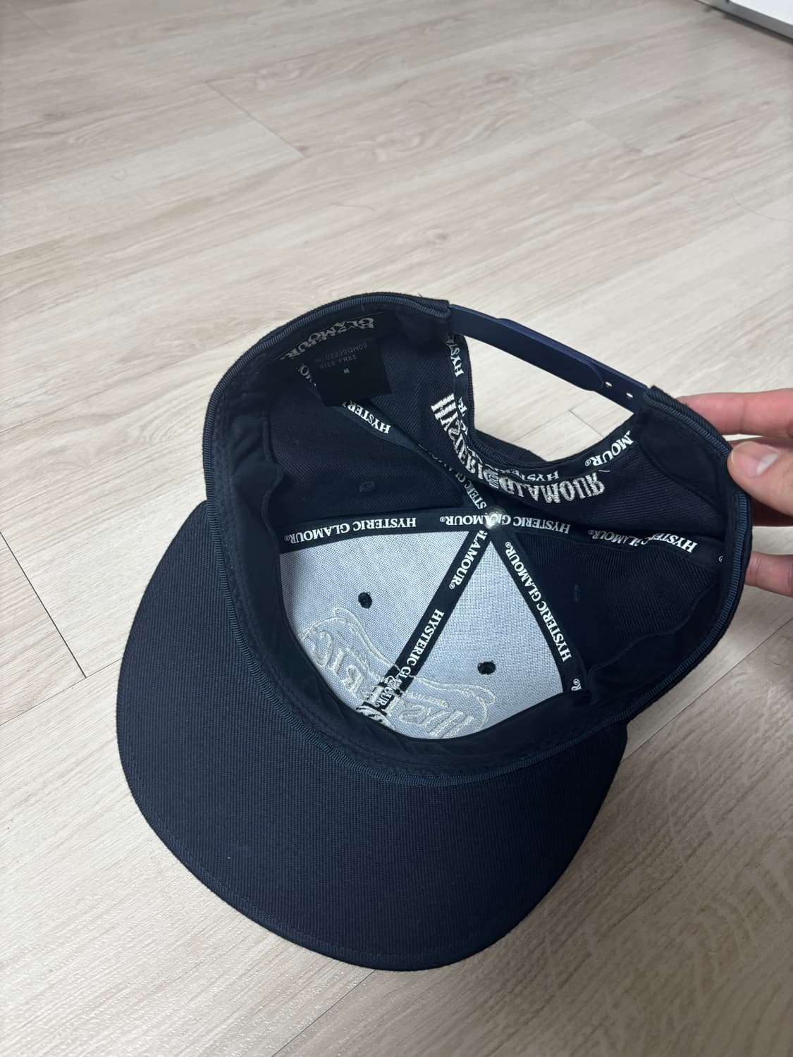 히스테릭글래머 위스키캡 네이비 상품이미지3