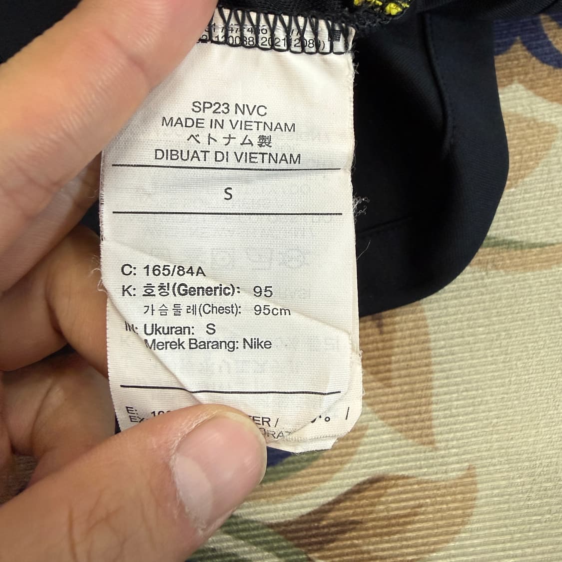 (S)나이키 Nike 파리생제르망 서드 유니폼(블랙,검노) 상품이미지3