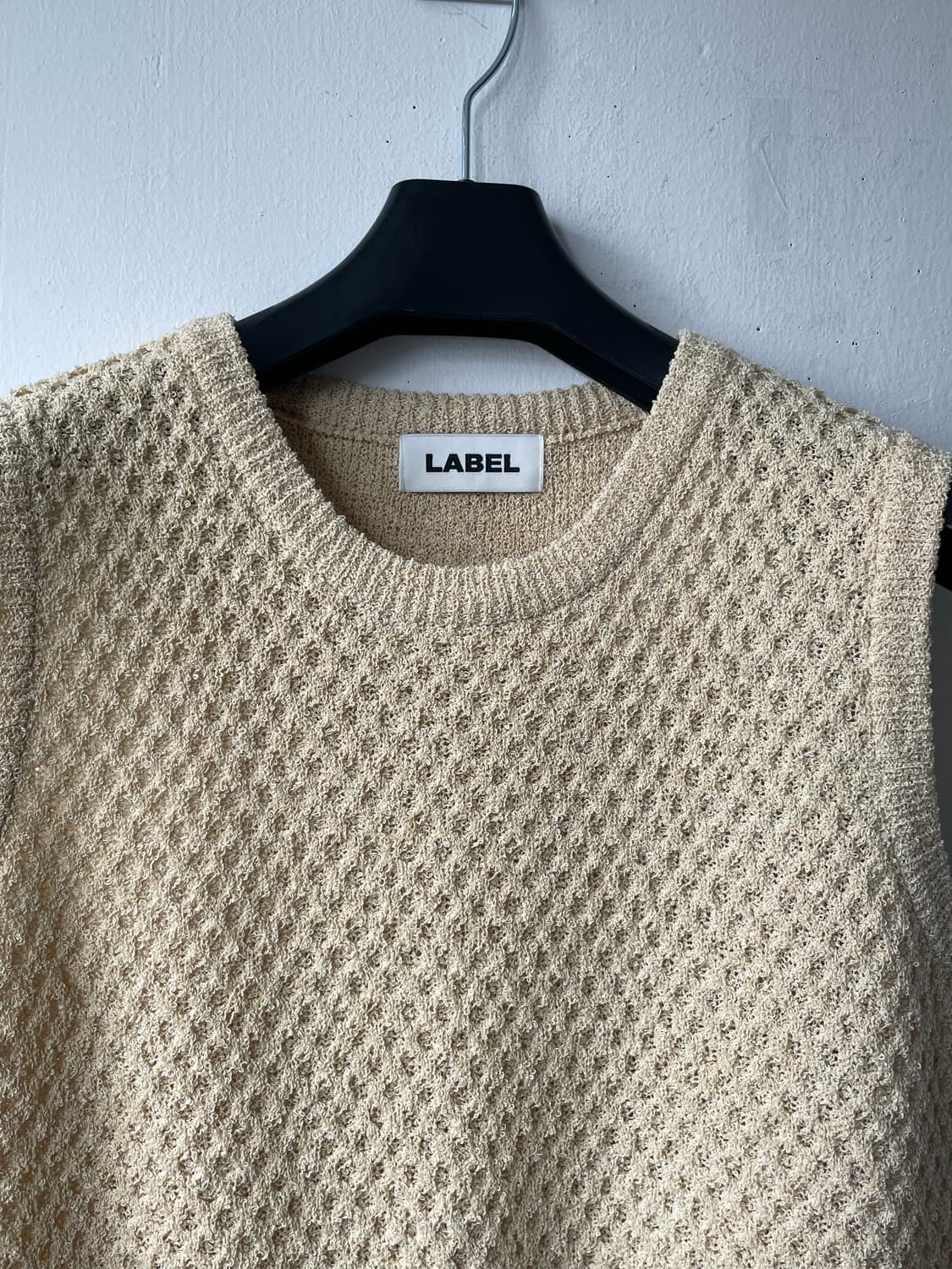 라벨아카이브 net knit sleeveless 새상품 상품이미지2